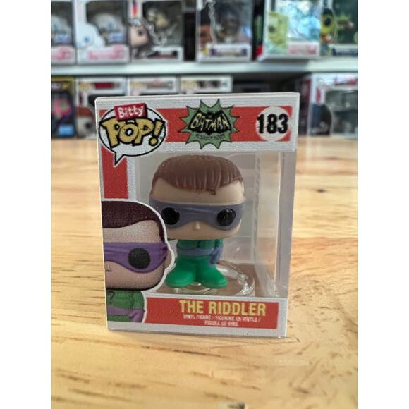 BITTY Riddler 1" Funko Pop #183 DC Comics Adam West Batman Frank Gorshin TV Show - Picture 1 of 6
